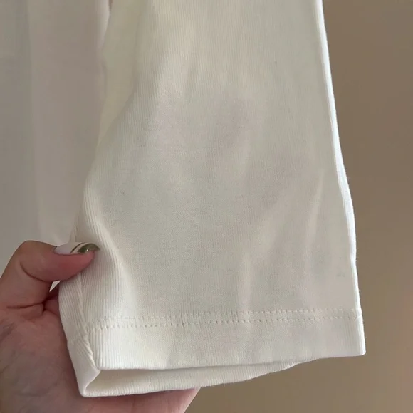 ▫️RAFAELLA: Women’s off-white quarter sleeved blouse, size 2X, w/sheer neck▫️ - Picture 4 of 7